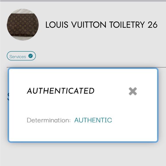 LOUIS VUITTON Authentic Vintage Monogram Toiletry 26 Pouch With COA - Picture 11 of 15